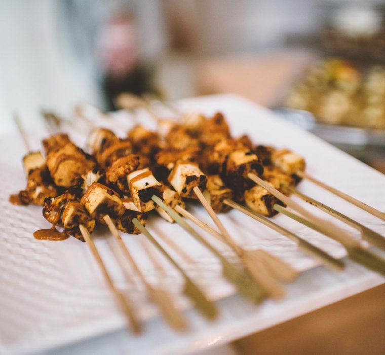 Vegan Tofu Skewers | Aga Kownacka Photography