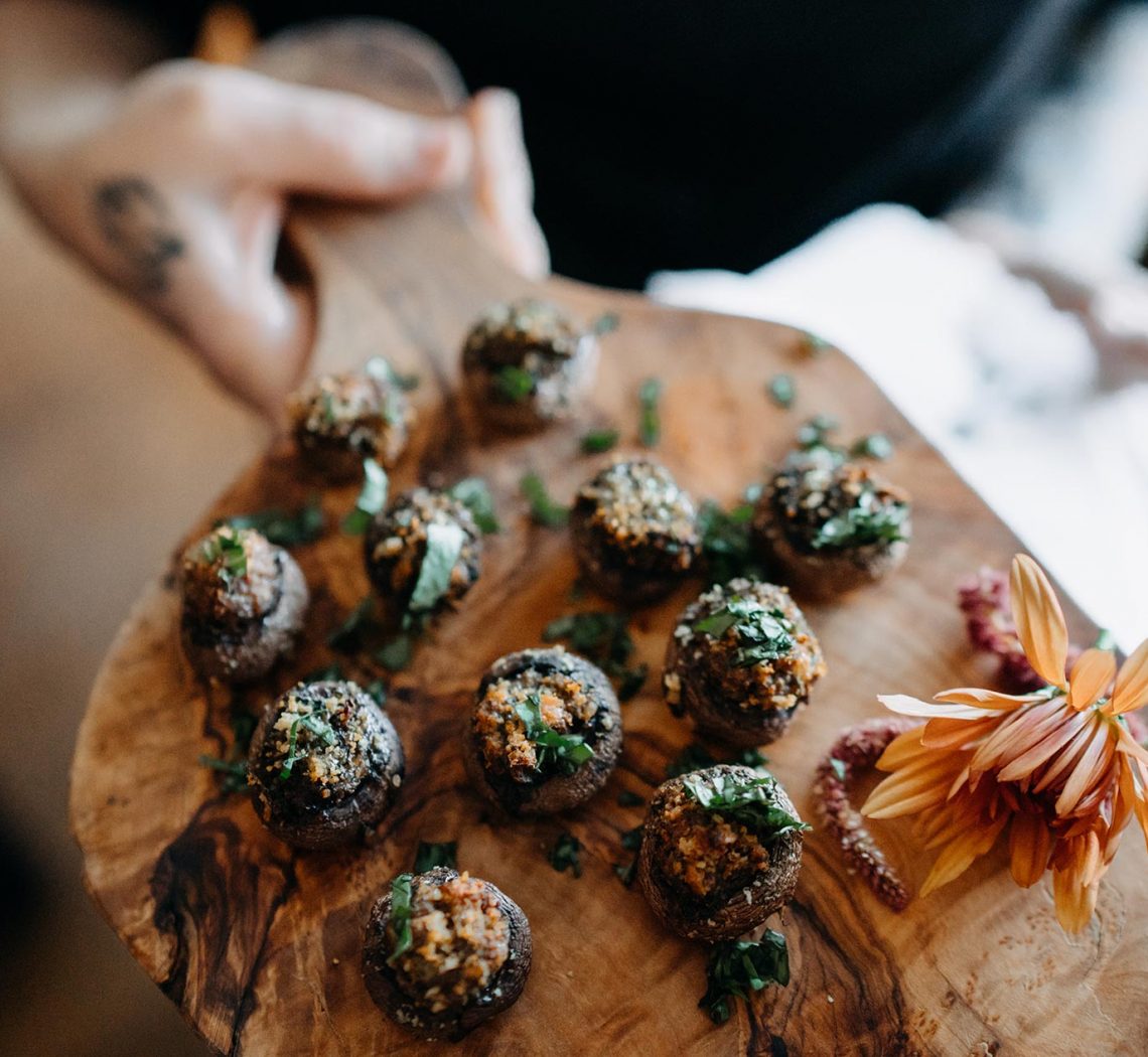 Spicy Button Mushrooms | Sasha Reiko Photography