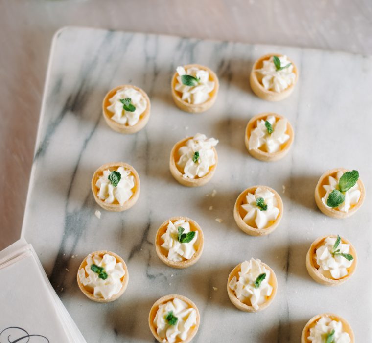 Lemon Cream Tartlet | Blue Rose Photography